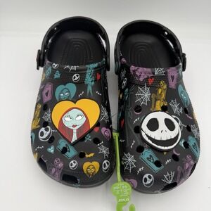 Tim Burton's The Nightmare Before Christmas Jack & Sally Classic Clog M9/W11